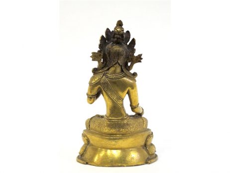 Tārā blanche - bronze dorée 2