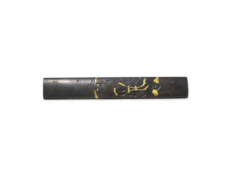 Kozuka en shakudo décoré de Shoki