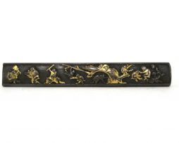 Kozuka en shakudo nanakoji - Singes en train de jouer