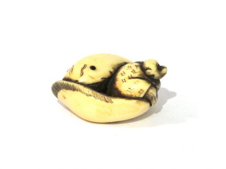 Netsuke - Singe et Namazu 2