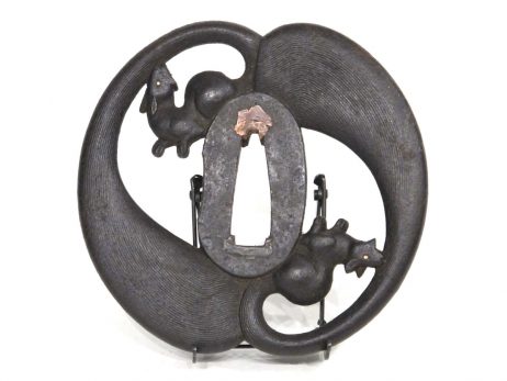 Tsuba en fer - Loirs 2