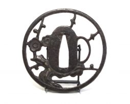 Tsuba - Prunus en fleur