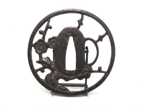 Tsuba - Prunus en fleur