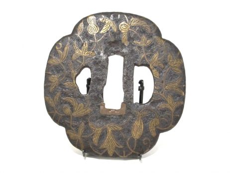 Tsuba en fer mokkogata de type Heianjo 2