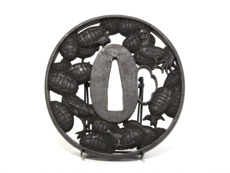 Tsuba en fer nagamarugata 2