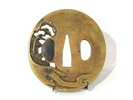 Tsuba - Cavalier sous un clair de lune 2