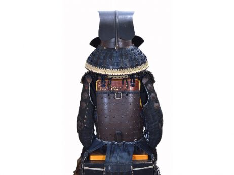 Armure japonaise – Kon-odoshi okegawa go-mai renjaku-do gusoku - arrière