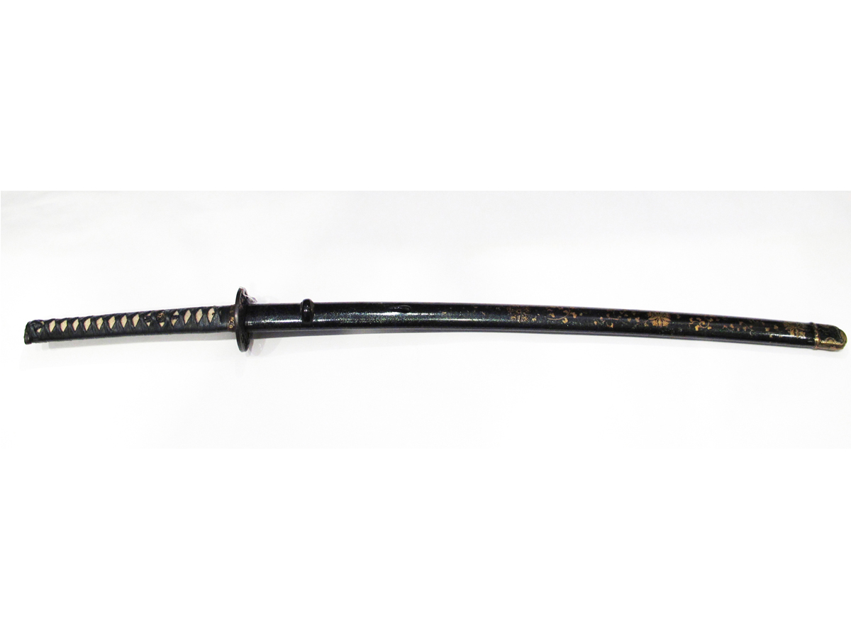 KATANA - LAME SHINTO SHINOGI ZURUKI MONTURES FLEURS ET OISEAUX