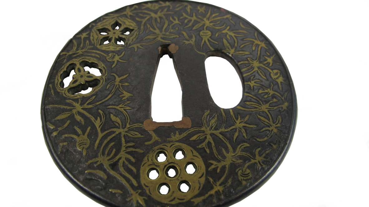 TSUBA NAGAMARU GATA EN FER - MON STYLISES ET DECOR VEGETAL – Image 3