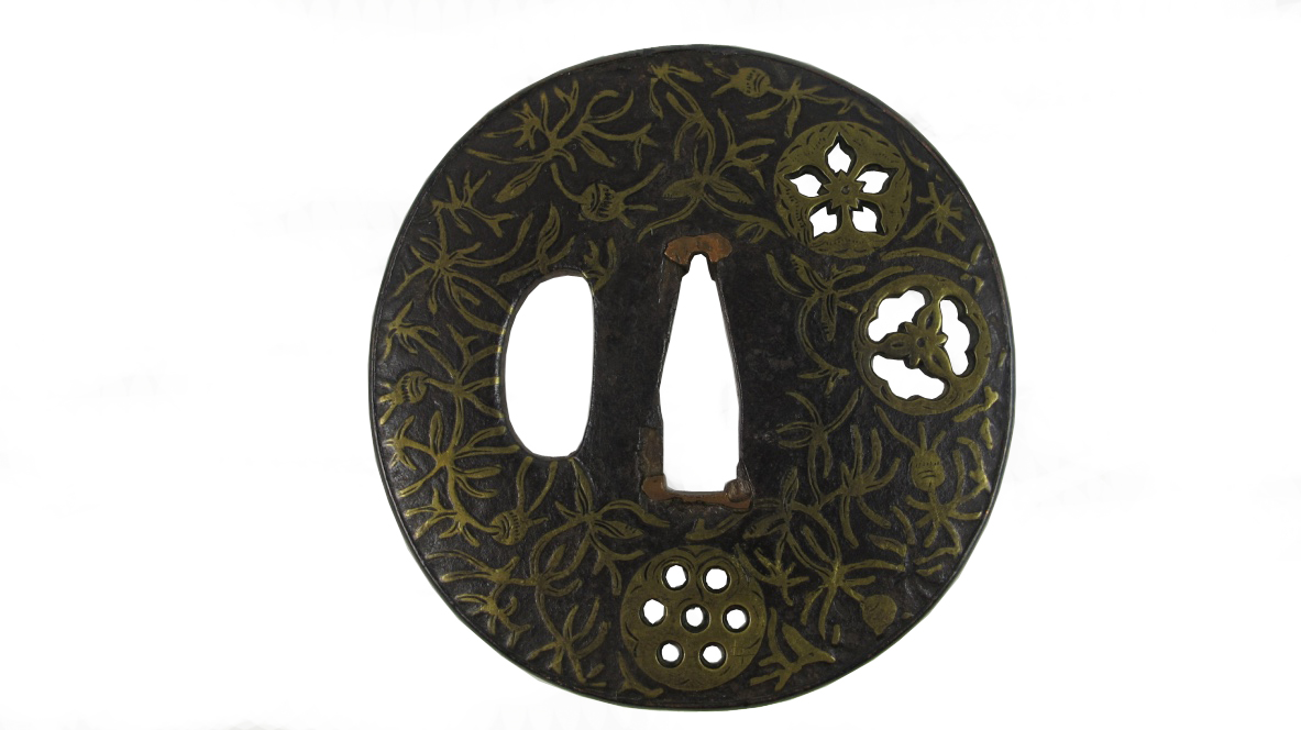 TSUBA NAGAMARU GATA EN FER - MON STYLISES ET DECOR VEGETAL